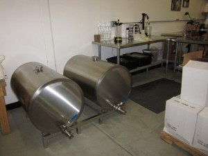 Meet Thing One and Thing Two, NSD's storage tanks, and Fillmore, the filling machine.
