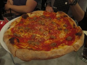 Tomato pie from Tony's Pizza Neapolitana in San Francisco